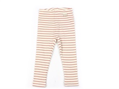 Petit Piao sea shell pink stribet legging